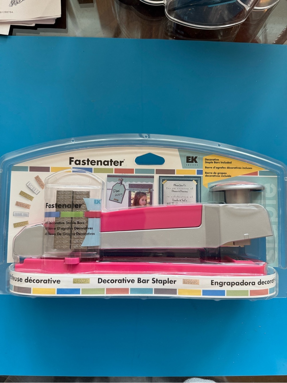 EK Success Fastenater Decorative Bar Stapler 48 Decorative Staple Bars